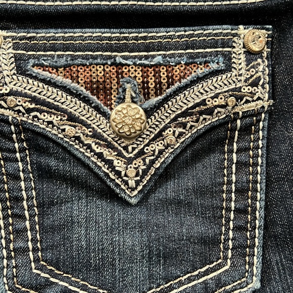 Miss Me Mid-Rise Straight leg jeans size 28 - Picture 4 of 8